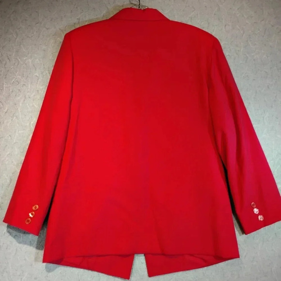 Impromptu Women's Hot Pink Long Sleeve Suit Coat Blazer CK  MEASUREMENTS - Picture 6 of 12